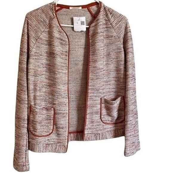 Promod Open Front Sweater with Pockets NEW NWT Womens Small - Picture 2 of 9